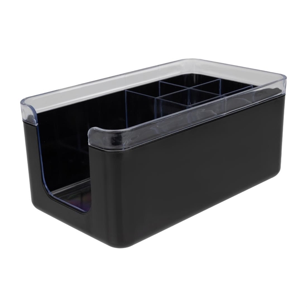 Olympia Kristallon Bar Caddy Black ABS