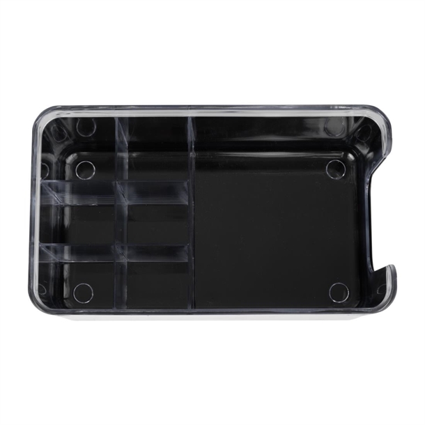 Olympia Kristallon Bar Caddy Black ABS