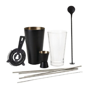 Stanley Rogers New Cocktail Set 10Pc Matte Black
