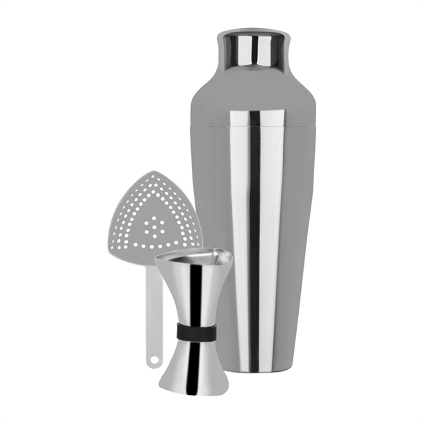 Zanzi Cocktail Set 3pc Stainless Steel Zanzi Cocktail Set 3pc Stainless Steel