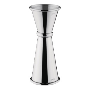 Olympia Banded Chrome Jigger 25/50ml