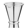 Olympia Banded Chrome Jigger 25/50ml