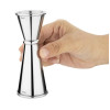Olympia Banded Chrome Jigger 25/50ml
