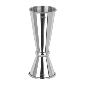 Zanzi Tokyo with Curled Edge Stainless Steel Jigger 15/30ml