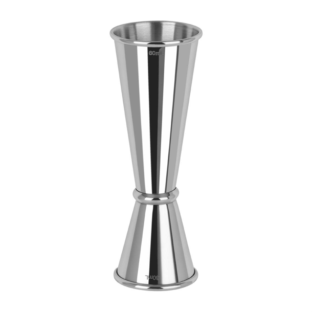 Zanzi Tokyo With Curled Edge Stainless Steel Jigger 30/60ml
