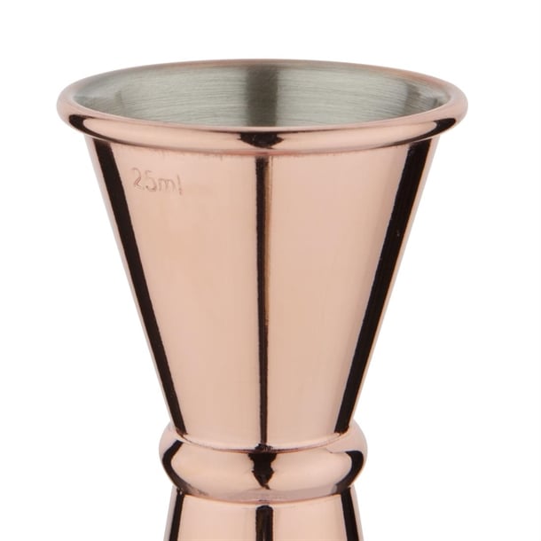Olympia Banded Copper Jigger 25/50ml