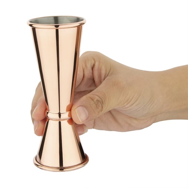 Olympia Banded Copper Jigger 25/50ml