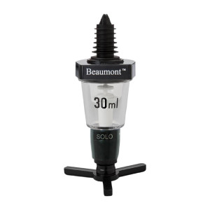 Beaumont 30ml Black Solo Measure - Unstamped