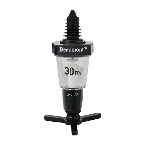 Beaumont 30ml Black Solo Measure - Unstamped Beaumont 30ml Black Solo Measure - Unstamped