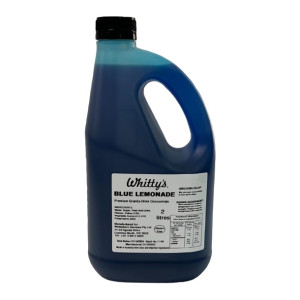 Whitty's Concentrated Premium Flavoured Syrups - Blue Lemonade 2Ltrs (Pack 3)