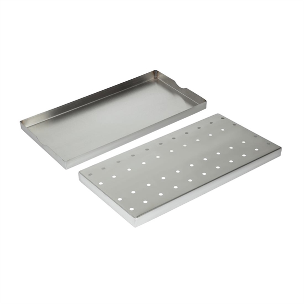 Olympia Stainless Steel Drip Tray 400x200mm Olympia Stainless Steel Drip Tray 400x200mm