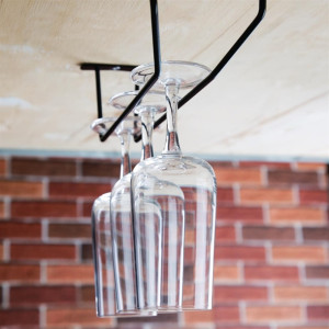 Olympia Wine Glass Rack Black 255mm