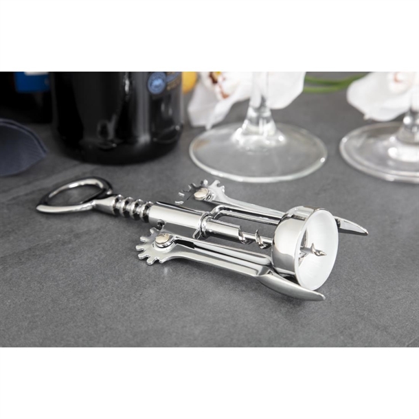 Winged Bottle Opener and Corkscrew Winged Bottle Opener and Corkscrew