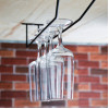 Olympia Wine Glass Rack Black 406mm