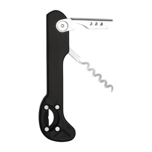 Zanzi Waiters Friend with Bladeless Foil Cutter Gunmetal - 145x40mm