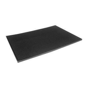 Jiwins Bar Mat Rubber Black - 450x300x10mm