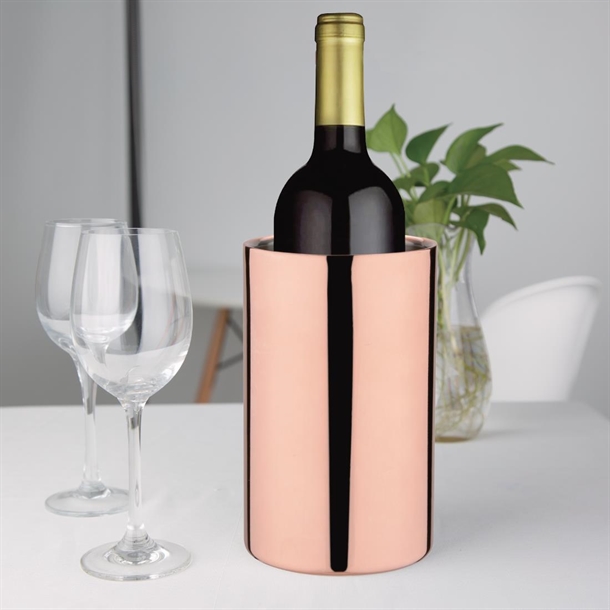 Olympia Copper Plated Wine & Champagne Cooler