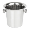 Olympia Mini Fluted Ice Bucket Stainless Steel