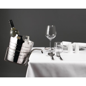 Olympia Polished Stainless Steel Wine & Champagne Bucket
