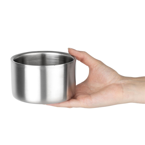 Olympia Double Wall Stainless Steel Wine and Champagne Coaster