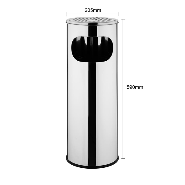 Bolero Cigarette Bin 12Ltr Bolero Cigarette Bin 12Ltr