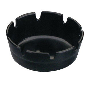 Olympia Black Melamine Ashtray