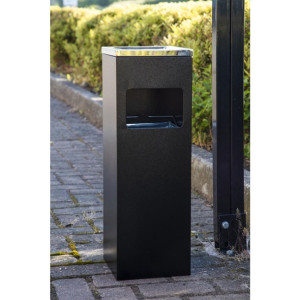 Bolero Square Cigarette Bin 10Ltr
