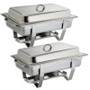 Olympia Milan Chafing Dish Twin Pack Olympia Milan Chafing Dish Twin Pack