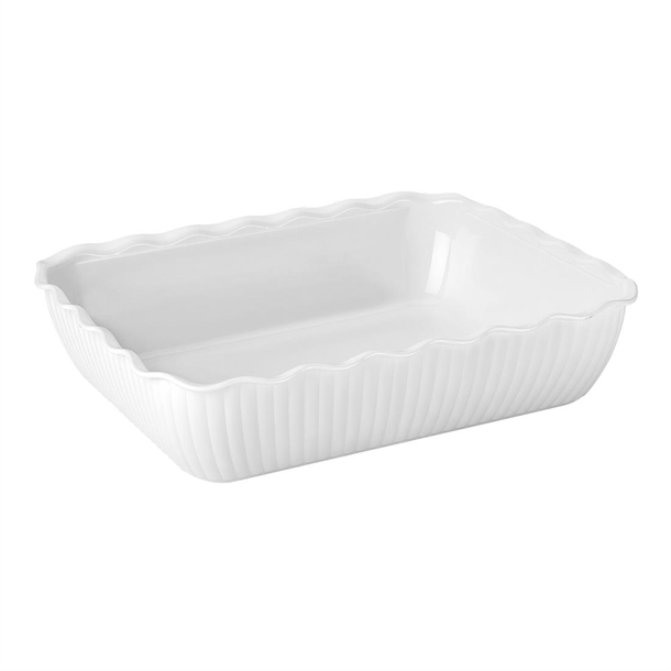 Olympia Kristallon Large Salad Crock - White