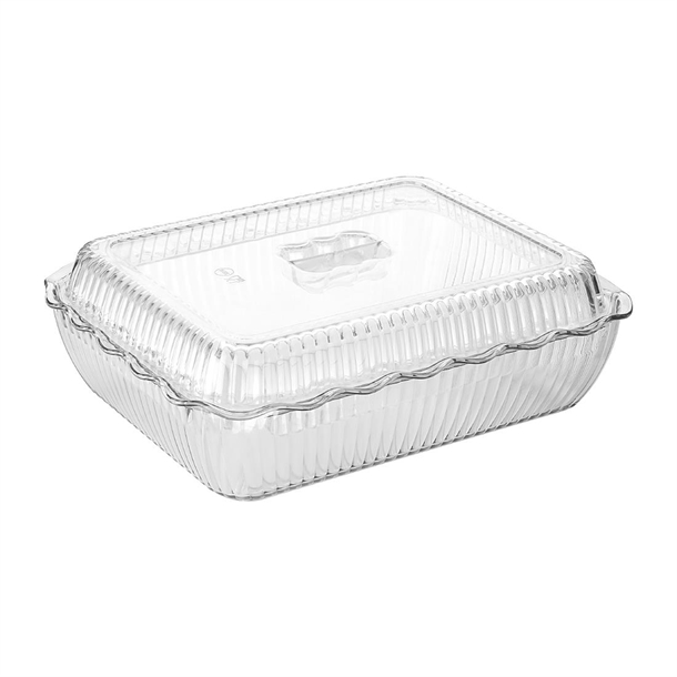 Olympia Kristallon Large Salad Crock - Clear