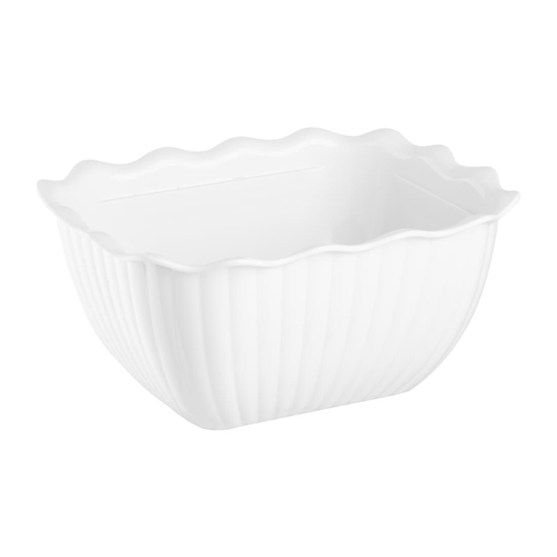 Olympia Kristallon Small Salad Crock White