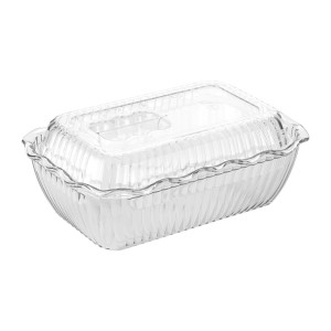 Olympia Kristallon Medium Salad Crock - Clear