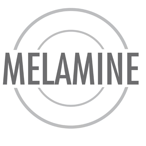 APS Pure Melamine White Square Bowl 190mm