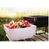 APS Pure Melamine White Square Bowl 125mm