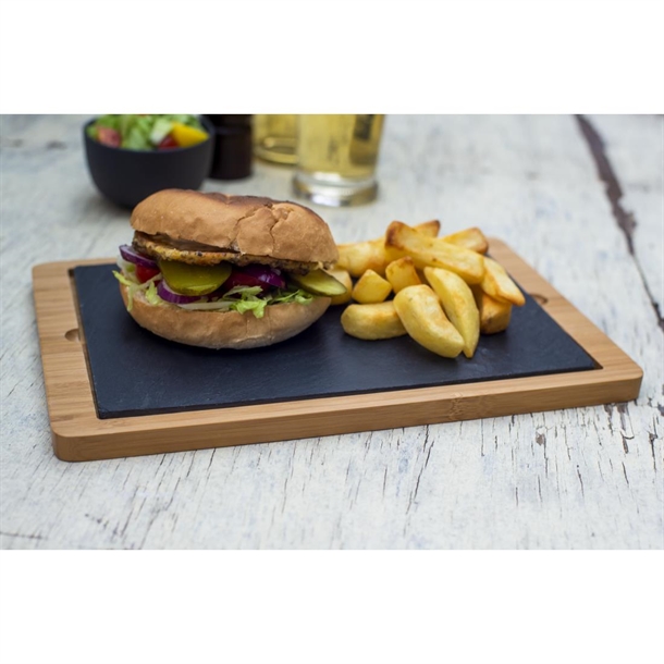Olympia Smooth Edged Slate Platters 280 x 180mm (2 Pack) Olympia Smooth Edged Slate Platters 280 x 180mm (2 Pack)