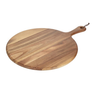 Olympia Acacia Handled Wooden Board Round 355mm