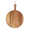 Olympia Acacia Handled Wooden Board Round 355mm Olympia Acacia Handled Wooden Board Round 355mm