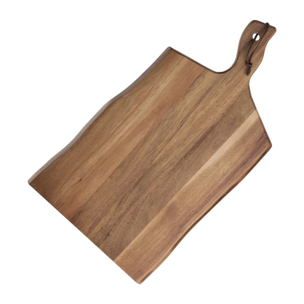 Olympia Acacia Wavy Handled Wooden Board Large Olympia Acacia Wavy Handled Wooden Board Large