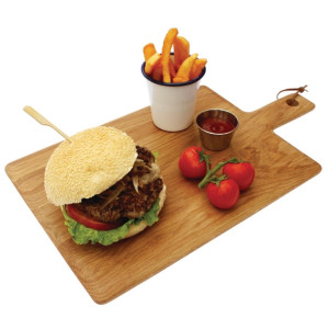 Olympia Oak Handled Wooden Board Large