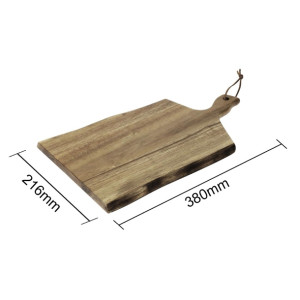 Olympia Acacia Wavy Handled Wooden Board Small Olympia Acacia Wavy Handled Wooden Board Small