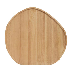 Stanley Rogers Round Serving Platter Irregular Wood 495mm