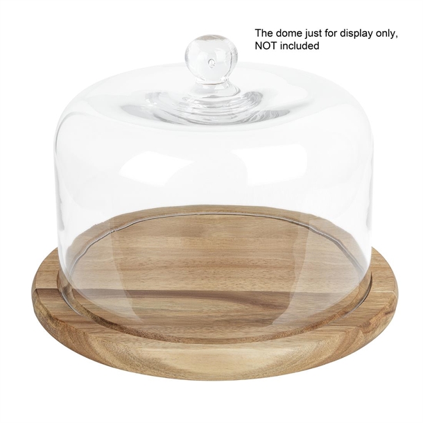 Olympia Round Acacia Wood Board for 240mm Dome 283x20mm Olympia Round Acacia Wood Board for 240mm Dome 283x20mm