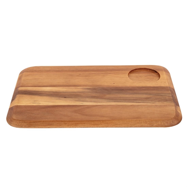 Olympia Rounded Acacia Presentation Board