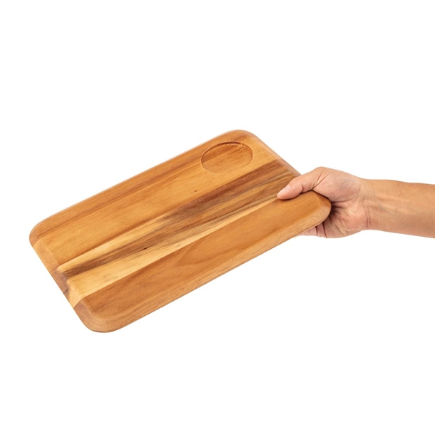 Olympia Rounded Acacia Presentation Board