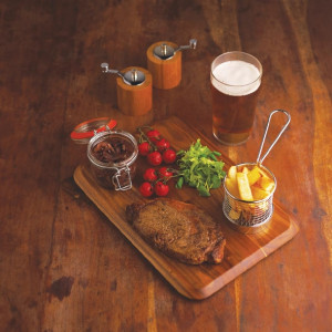 Olympia Rounded Acacia Presentation Board