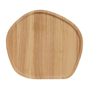 Stanley Rogers Round Serving Platter Irregular Wood 340mm