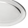 Olympia Stainless Steel Oval Serving Tray Olympia Stainless Steel Oval Serving Tray