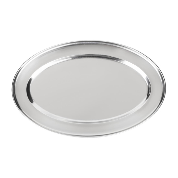 Olympia Stainless Steel Oval Serving Tray Olympia Stainless Steel Oval Serving Tray