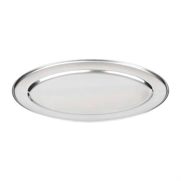 Olympia Stainless Steel Oval Serving Tray Olympia Stainless Steel Oval Serving Tray