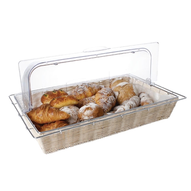 Olympia Polycarbonate Rolltop Cover GN 1/1